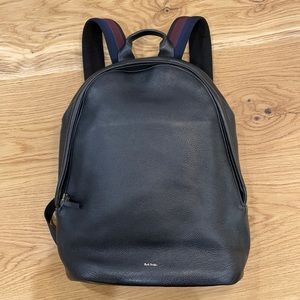 Paul Smith signature stripe backpack - black